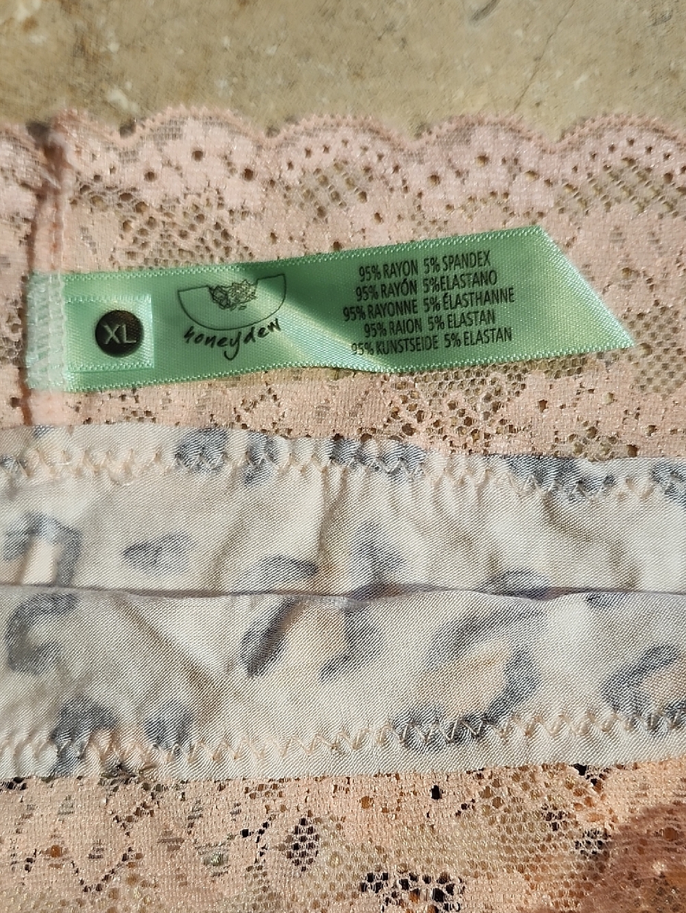 Honeydew Cheeta Print Ahna Hipster Panty XL - Picture 3 of 3